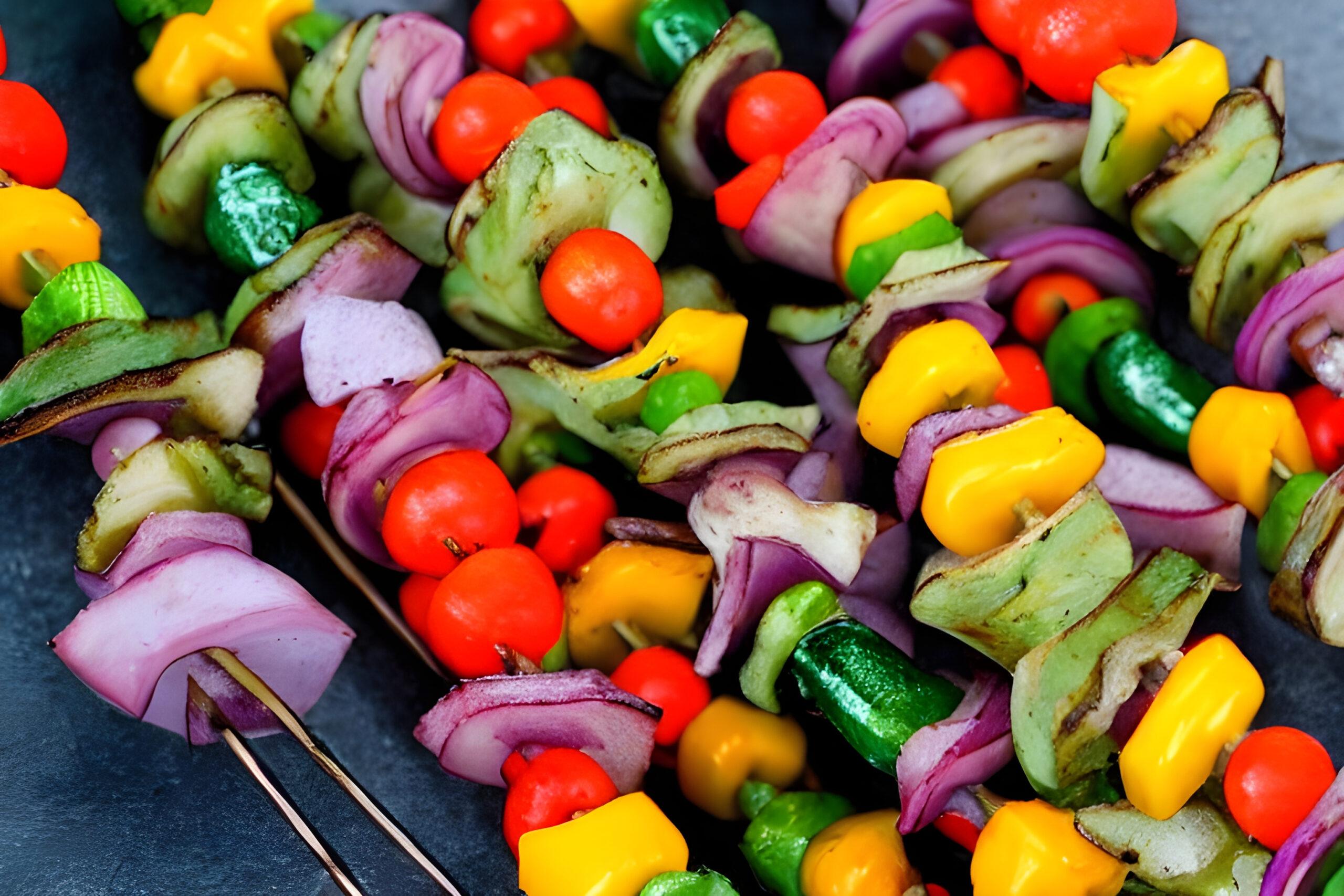 Grilled Vegetable Kabobs 3 | eat move healthy Summer-Grilled-Vegetable-Kabobs