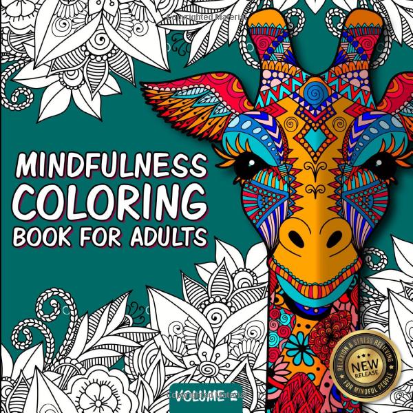 Daily Mindfulness: Present Moment 3 | eat move healthy Mindfulness Coloring Book