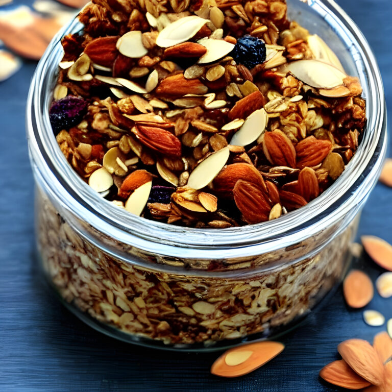 Healthy-granola-with-almonds- pumpkin-seeds-coconut-flakes
