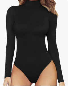 mangopop-Womens Mock-Turtle- neck