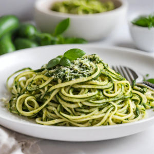 Zucchini Noodles with Pesto Sauce 5 | eat move healthy Zucchini-Noodles-with-Pesto-Recipe