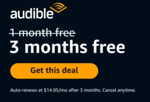 How to Lose Weight With These 10 Tips 6 | eat move healthy Amazon-Audible-deal