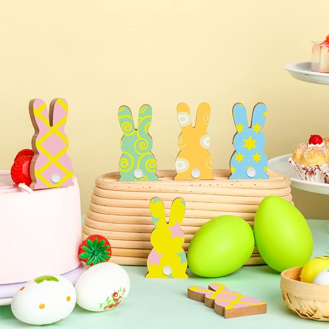 Gerri-20-pcs-Easter- Wooden-Bunny-Cutouts