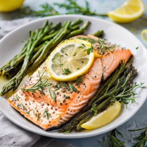 Baked-Salmon-with- Lemon-and-Herbs