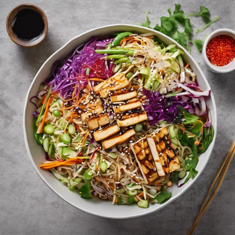 Asian-Noodle-Salad- with-Grilled-Tofu- Sesame-Dressing Ingredients