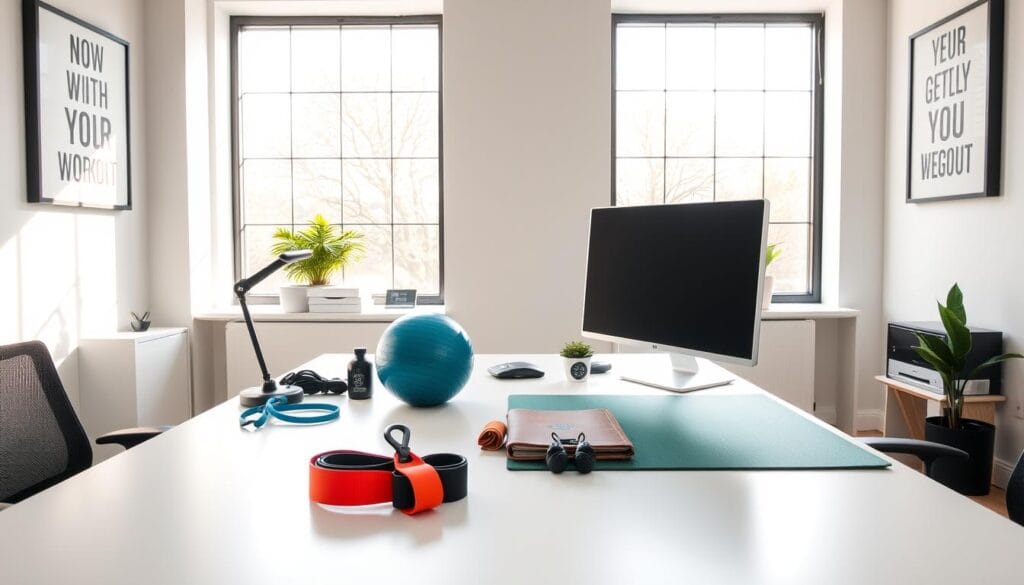 desk workout exercises