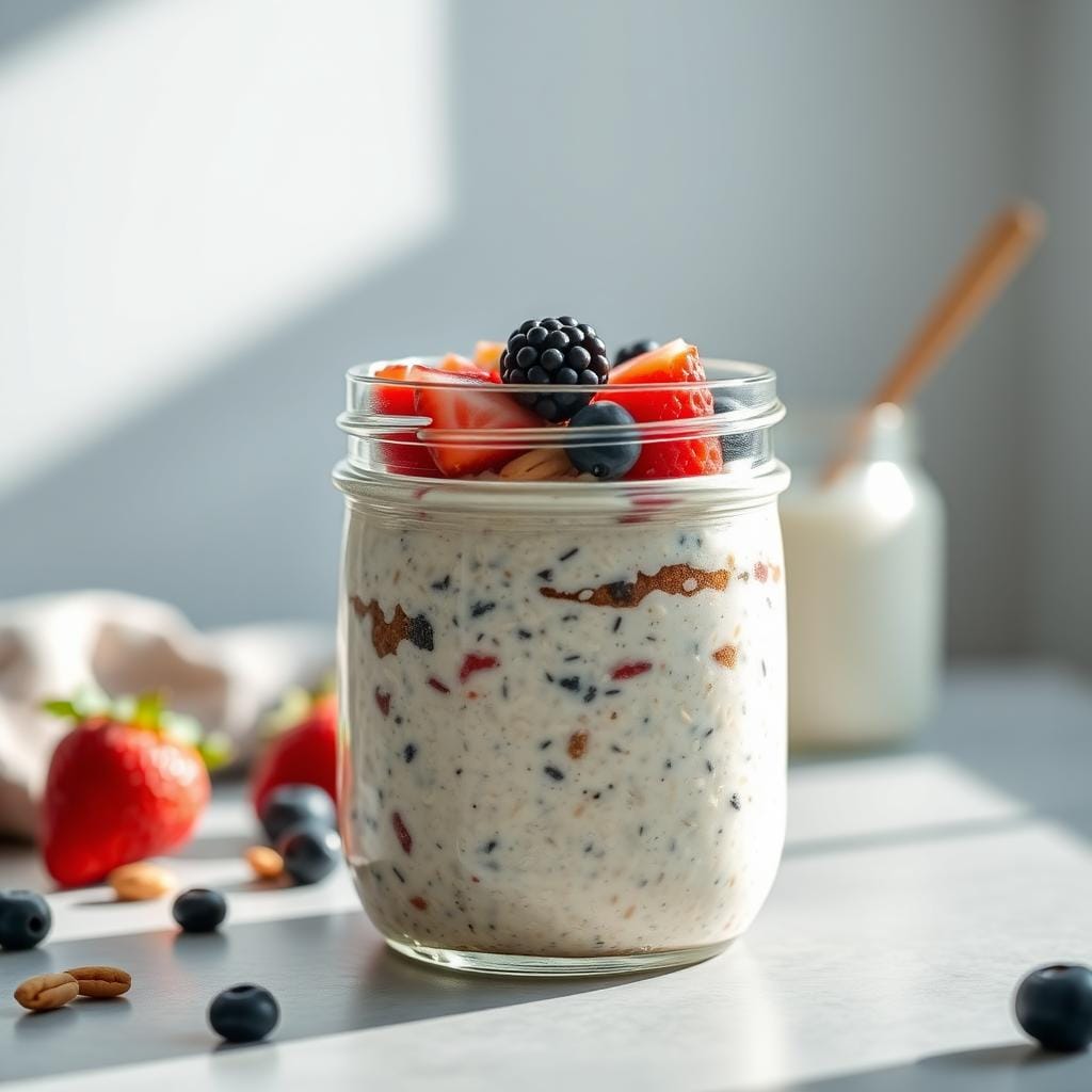 Why You Shouldn't Skip Breakfast Anymore 5 | eat move healthy Overnight-oats-with-berries-and-nuts