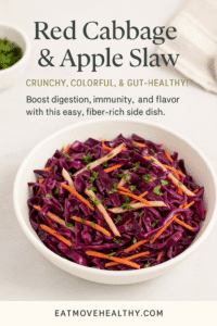 Eat Move Healthy 2 | eat move healthy Red Cabbage and Apple Slaw Recipe