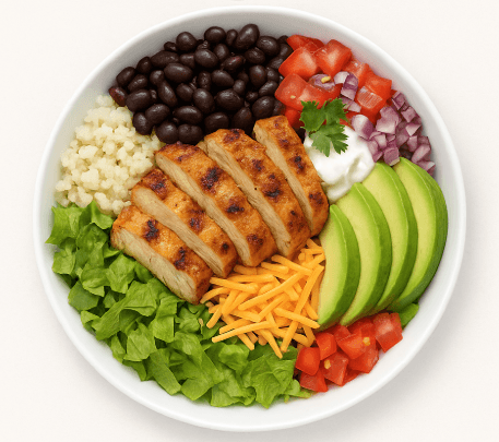 Low-Carb Chipotle Bowl 1 | eat move healthy Healthy-Low-Carb-Chipotle-Bowl