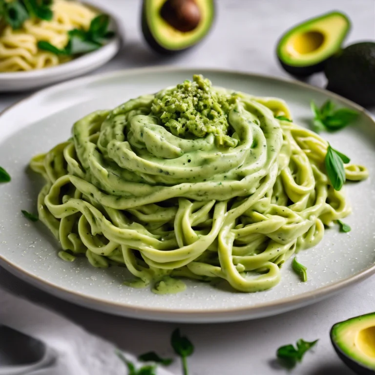 10 Healthy Avocado Recipes You’ll Love 9 | eat move healthy Avocado-Pasta-Sauce