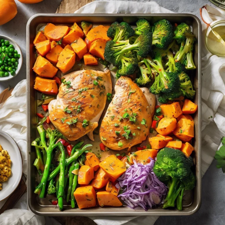 Sheet Pan Chicken and Vegetables 1 | eat move healthy Sheet-Pan-Chicken-and-Vegetables