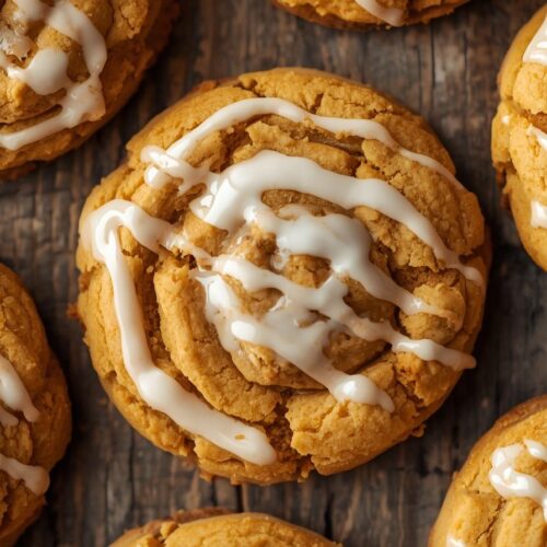 Low-Carb Pumpkin Cookies 2 | eat move healthy Low-Carb Pumpkin Cookies with glaze