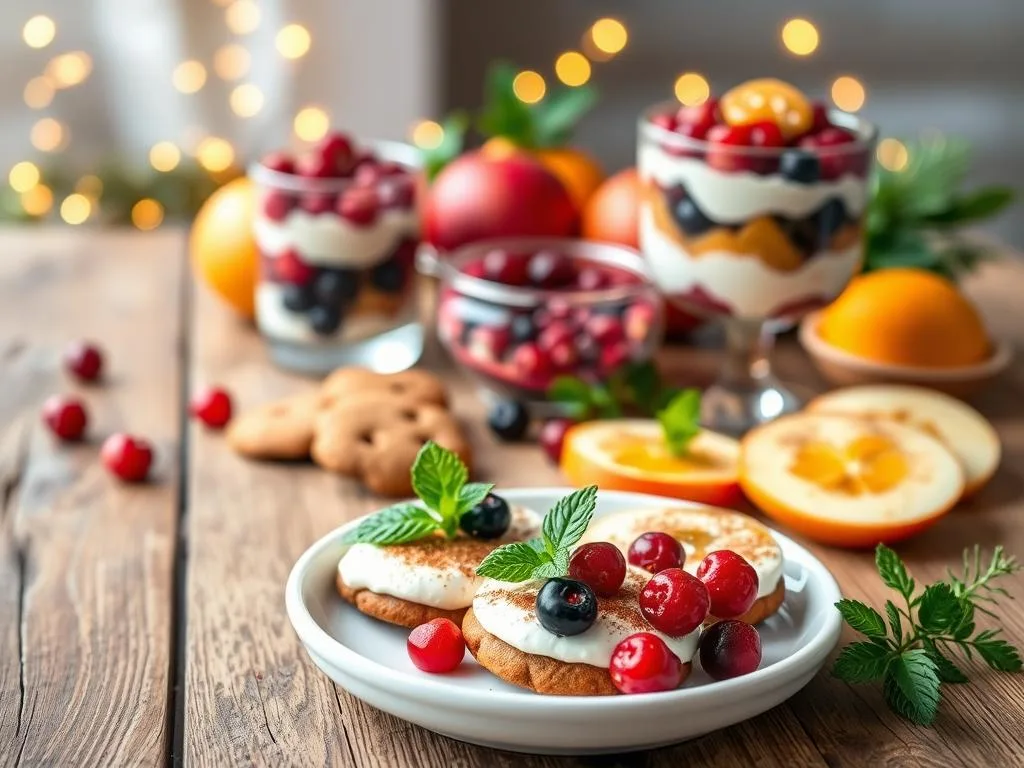 healthy Christmas desserts