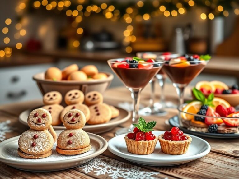 healthy christmas desserts, low sugar holiday treats