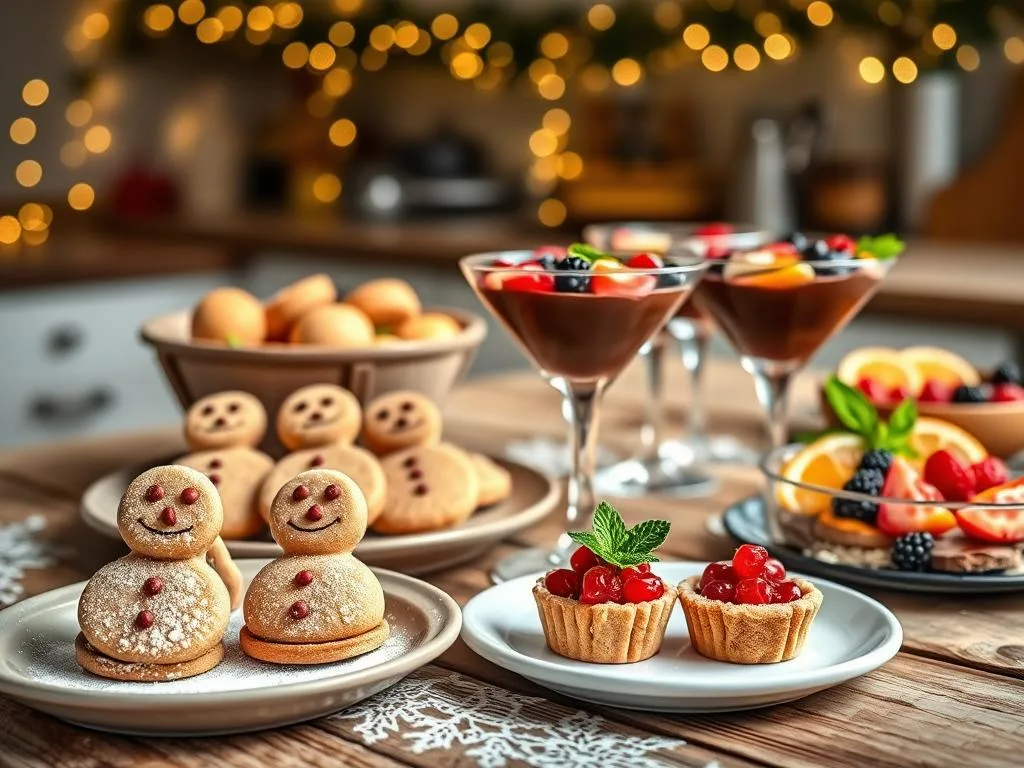 healthy christmas desserts, low sugar holiday treats
