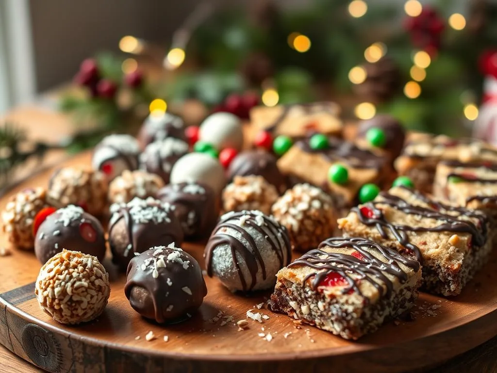 no-bake low sugar holiday treats