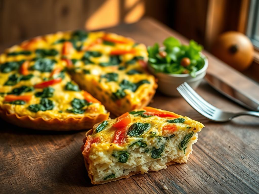vegetable-packed frittata