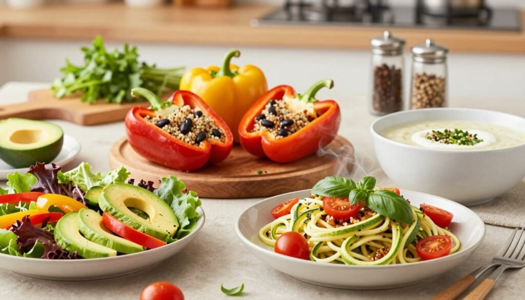 easy low-carb vegetarian meals