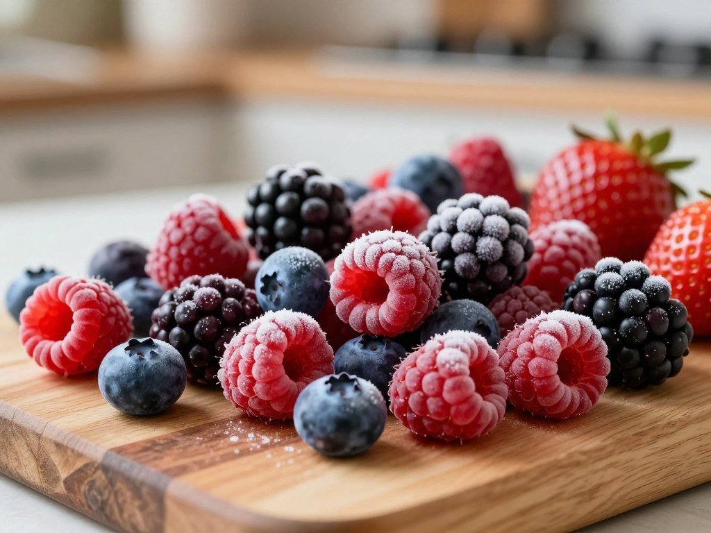 frozen mixed berries for berry smoothie